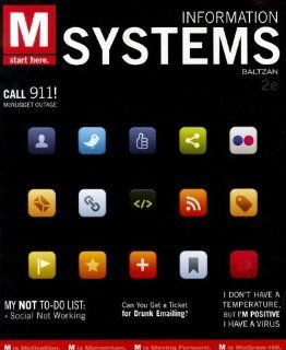 M Information Systems Paige Baltzan 9780073376868 Books