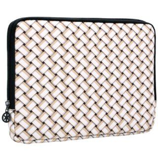 8.9   10 inch Beige White Weave Polyurethane Laptop Netbook Tablet Sleeve Slip Case Bag for iPad 1 iPad 2 Acer ASUS Dell HP Motorola Samsung Sony Computers & Accessories