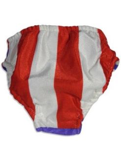 My Pool Pal   Newborn Boys Stars And Stripes Reusable Swim Diaper, Red, White, Purple 28820 Large Clothing