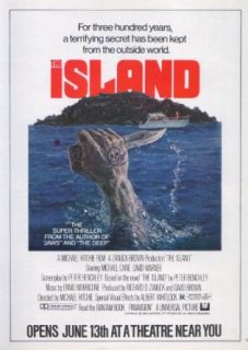 Michael Caine David Warner in The Island ad 1980 Entertainment Collectibles