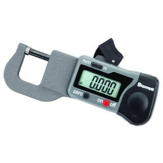 Starrett 765A Electronic Snap Gauge, LCD, Battery Powered, 0 0.5"/0 12.7mm Range, +/ 0.001"/0.02mm Accuracy, 0.0005"/0.01mm Resolution