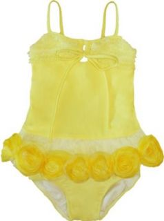 Isobella & Chloe Swimwear. Baby girl's bathingsuit Yellow Kyla Tankini. Size 12m. Clothing