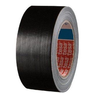 Tesa 744 64663 09005 00 Heavy Duty Professional Grade Duct Tape, 44 lb/in Tensile Strength, 60 yds Length x 2" Width, Black