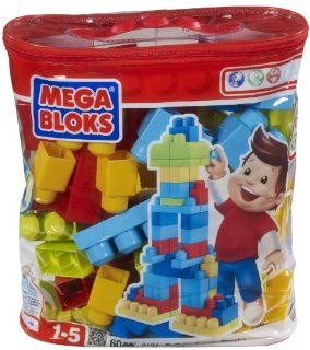 Mega Bloks 60 Pc Build'n Create Blocks Toys & Games