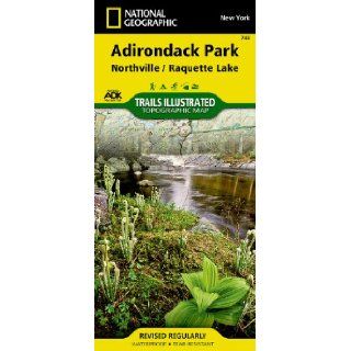 Northville, Raquette Lake Adirondack Park (National Geographic Trails Illustrated Map #744) National Geographic Maps   Trails Illustrated 9781566953108 Books