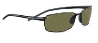 Serengeti Eyewear Sunglasses Vento 7298 Satin Black With 555nm Polarized Lenses Clothing