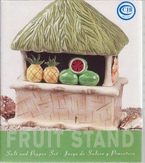 Fruit Stand Salt and Pepper Set By Clay Art Kitchen & Dining