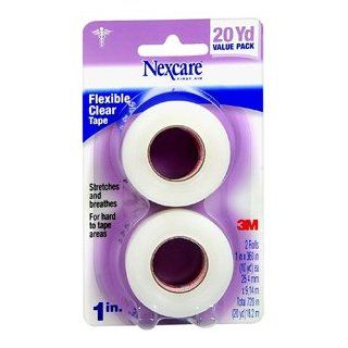 Special pack of 6 3M Nexcare Flexible Clear First Aid Tape 771 2 per pack X 6 Health & Personal Care
