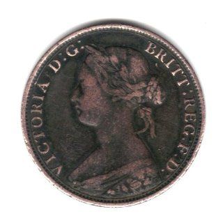 1863 U.K. Great Britain English Half Penny Coin KM#748.2 