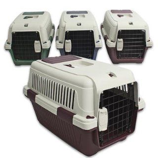 Buy More & Save   12 pieces of 22.5" 3 Assorted Colors PLASTIC 2TONE DELUXE PET CARRIER   Nursery Wall Decor
