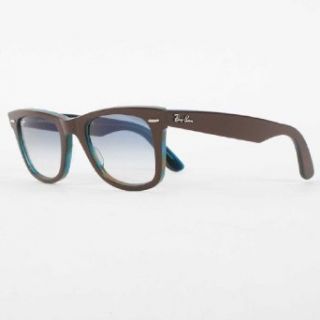 Ray Ban RB 2140 Sunglasses in 10573F Top Brown On Str. Azure Clothing