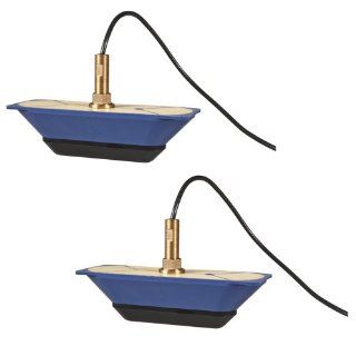 Lowrance 000 10947 001 Lowrance Bronze Thru Hull Transducer for LSS 2 StructureScan HD Fishfinder. Two Transducers w/ Fairing Blocks.  Fish Finders  GPS & Navigation