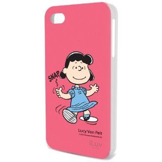 iLuv iCP751LPNK Peanuts Character Case for iPhone 4/4S (Lucy)   1 Pack   Retail Packaging   Pink Cell Phones & Accessories