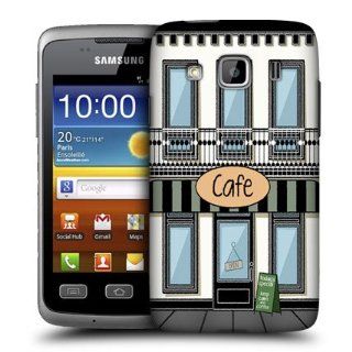 Head Case Designs Cafe Buildings Hard Back Case Cover for Samsung Galaxy Xcover S5690 Cell Phones & Accessories