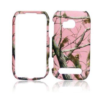 Nokia Lumia 710 PINK CAMO OAK TREE RUBBERIZED HARD COVER CASE SNAP ON Cell Phones & Accessories