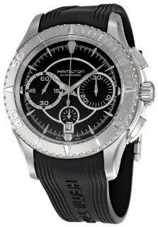 Hamilton Men's H37616331 Seaview Black Dial Watch Hamilton Watches
