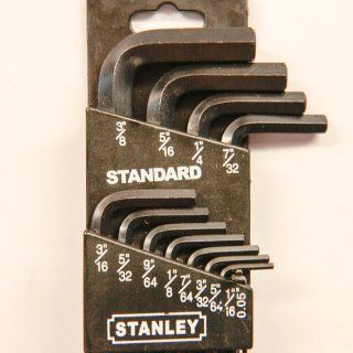 Stanley 85 753 22 Piece Long Arm SAE & Metric Hex Key Set   Wrenches  