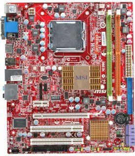 MSI G41TM E43 LGA 775 Intel G41 Micro ATX Intel Motherboard   Retail Electronics