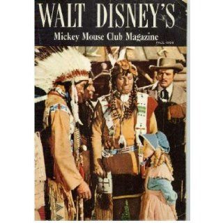 WALT DISNEY'S "MICKEY MOUSE CLUB MAGAZINE" Fall 1956 (Cover photo of Karen Pendleton and Iron Eyes Cody) Walt Disney Books