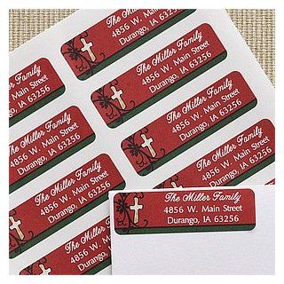 Personalized Address Label   God Is Love Cross  Business Stamps 