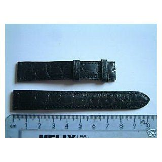 New Cartier Watch Band Black Crocodile 15mm For DEPLOYMENT CLASPS Watches