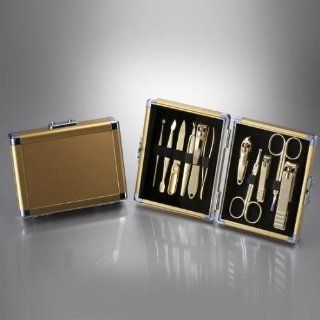 World No. 1, Three Seven 777 Travel Manicure Pedicure Grooming Kit Set   Nail Clipper (Total 11 PC, Model TS 16000SVG), Lifetime Warranty   Made in Korea, Since 1975  Beauty