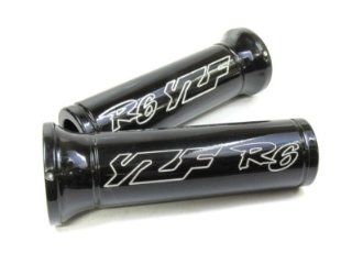 Moto 777 Alloy Black Hand Grips engraved R6 YZF Automotive