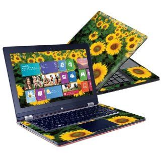 MightySkins Protective Skin Decal Cover for Lenovo IdeaPad Yoga 13 Ultrabook 13.3" screen Sticker Skins Sunflowers Computers & Accessories