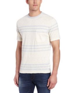 French Connection Men's Cedar Creek Stripe Tee, Prison Blue, XX Large at  Mens Clothing store