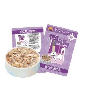 Love Me Tender Wet Cat Food (Box of 8 Pouches)  Wet Pet Food Pouches 