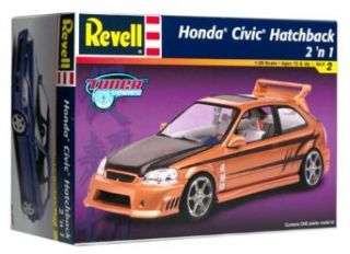 Revell 125 Honda Civic Hatchback Tuner Series 2 'n 1 Toys & Games
