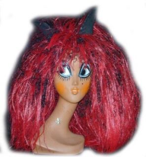 Diablo Red Devil Wig Clothing