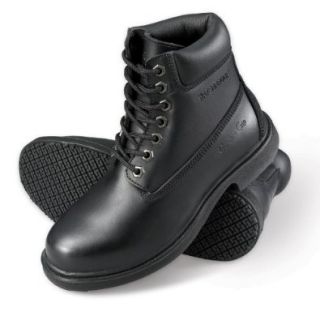 Genuine Grip Women Slip Resistant Waterproof Work Boots 760 Black 6W Shoes