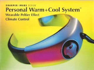 Sharper Image Warm + Cool System Wearable Peltier Effect Climate Control  Ionizer Air Purifiers  