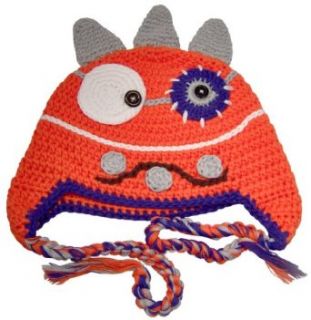 BePe Baby Baby Boys' Crochet Loveable Monster Beanie Hat Infant And Toddler Hats Clothing