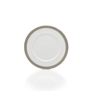 Mikasa Woven Cable Gold 6 1/2 Inch Bread and Butter Plate, White Kitchen & Dining