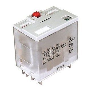 Relay, Plug In, 14 Pin, 4PDT, 15A, 24VDC