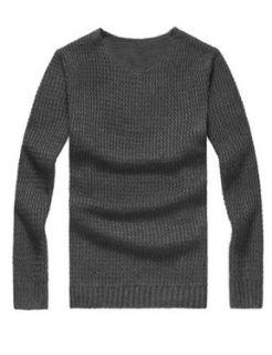 Wantdo Men's Winter Thicken Cotton Thread Stretch Knit Sweater at  Mens Clothing store