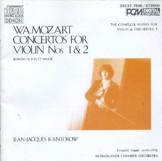 Mozart Violin Concertos No.1 & 2 / Rondo K269 Music