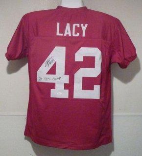 Eddie Lacy Autographed Jersey   SIZE XL w 2X BCS CHAMP   Autographed College Jerseys Sports Collectibles