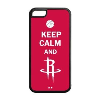 Custom Houston Rockets Back Cover Case for iPhone 5C LLCC 789 Cell Phones & Accessories