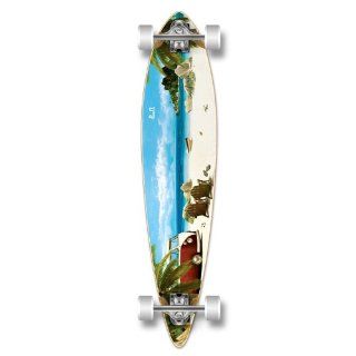 Special Graphic Complete Longboard PINTAIL skateboard w/ 70mm wheels, Beach Getaway  Long Board Pintale  Sports & Outdoors