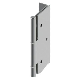 Hager 790 Series Stainless Steel Concealed Leaf Continuous Hinges, Satin Stainless Steel Finish, 1.6mm Inset, 5.6mm Hinge Side, 2108mm Length Hardware Hinges