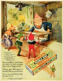 1927 Ad Poem Mother Goose Wrigleys Mint Chewing Gum   Original Print Ad  