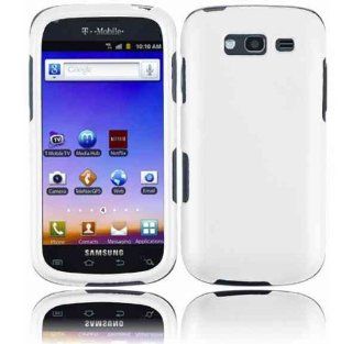 White Hard Shell Faceplate Cover Phone Case for SAMSUNG GALAXY S BLAZE 4G T769 SGH T769 Cell Phones & Accessories