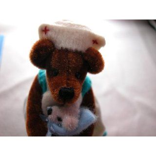 World of Miniature Bears 3.5" Plush Bear Nurse #769 Collectible Miniature Bear Made by Hand Toys & Games