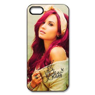 Custom Demi Lovato Back Cover Case for iPhone 5 5s PP5 1260 Cell Phones & Accessories