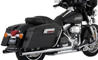 Vance & Hines Big Shot Duals Chrome Exhaust Pipes for Harley 2009 Touring Models Automotive