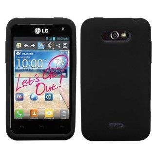 Asmyna LGMS770CASKSO004 Slim and Soft Durable Protective Case for LG Motion 4G/Optimus Regard   1 Pack   Retail Packaging   Black Cell Phones & Accessories