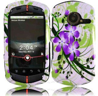 Green Lily Design Hard Case Cover for Verizon Wireless Casio G'zOne Commando C771 Cell Phones & Accessories